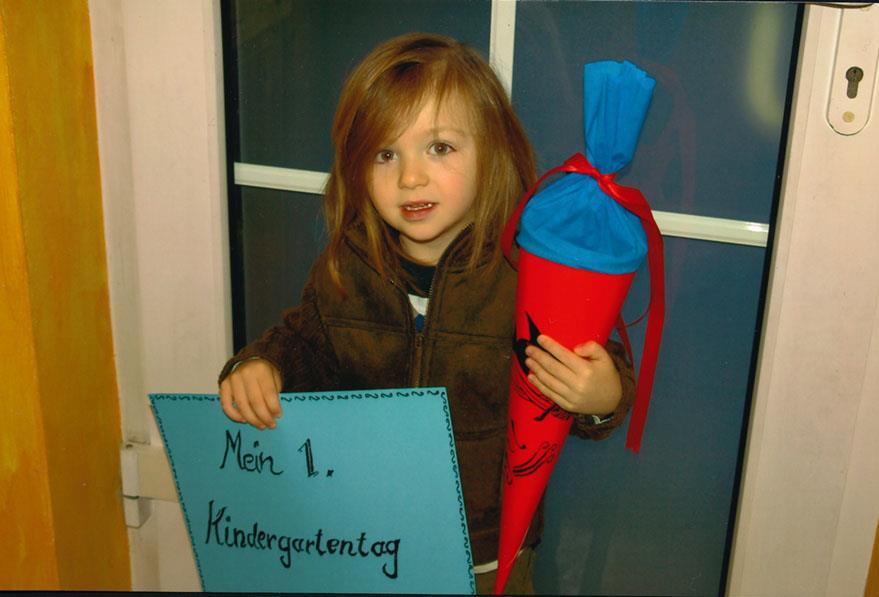 Gil's first day of school.