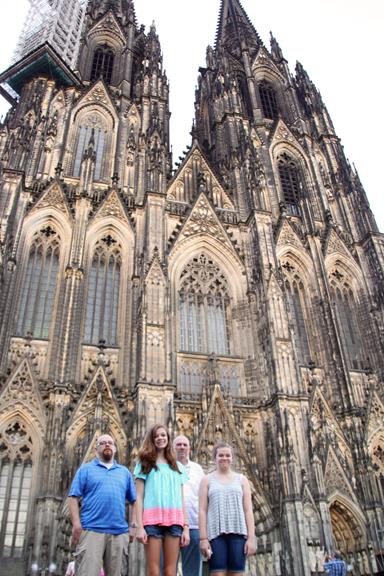 Cologne - Jeff, Joe, Caroline and Klaus.