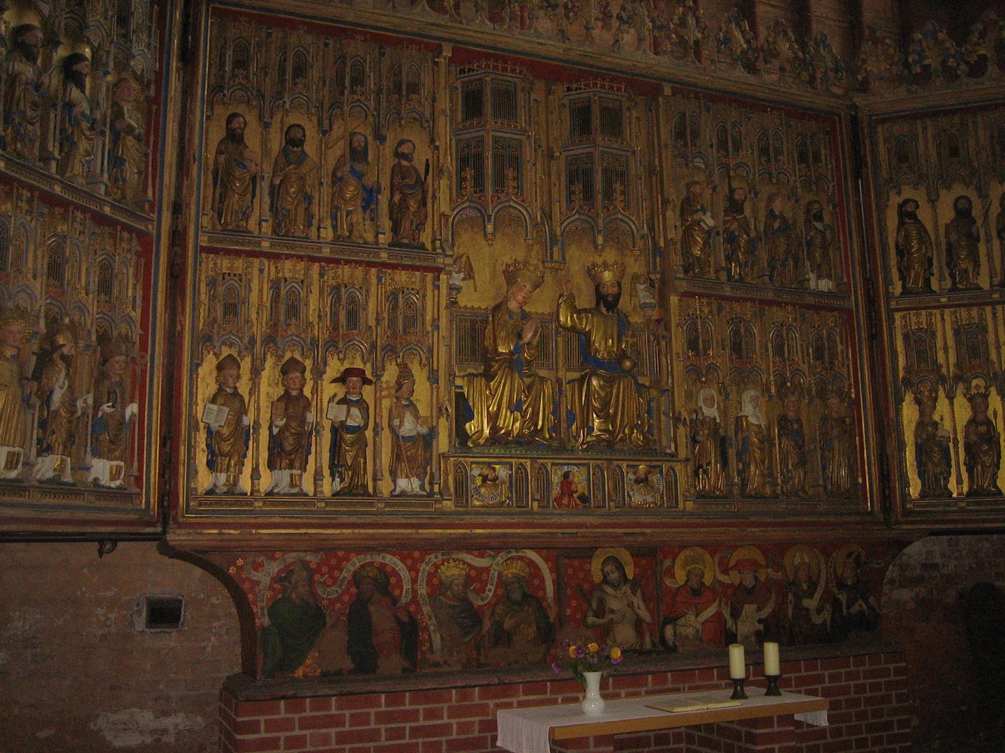Wismar - St. Nikolai side altar.