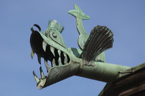 Wismar - Detail of gargoyle on 